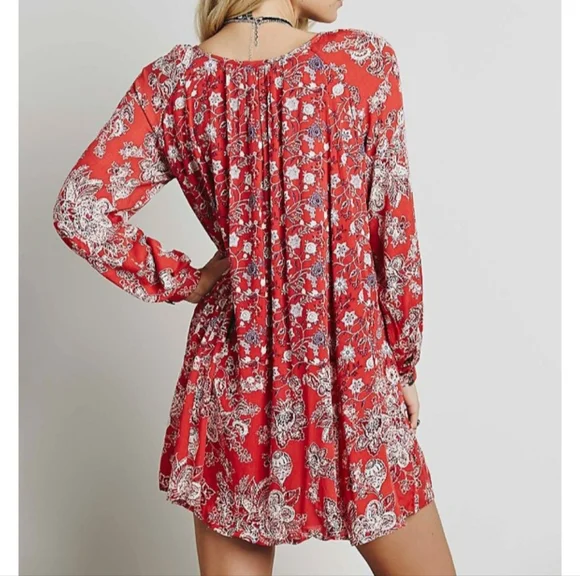 ♡ Free People Lucky Loosey Shapeless Mini Dress / Tunic - Picture 3 of 9